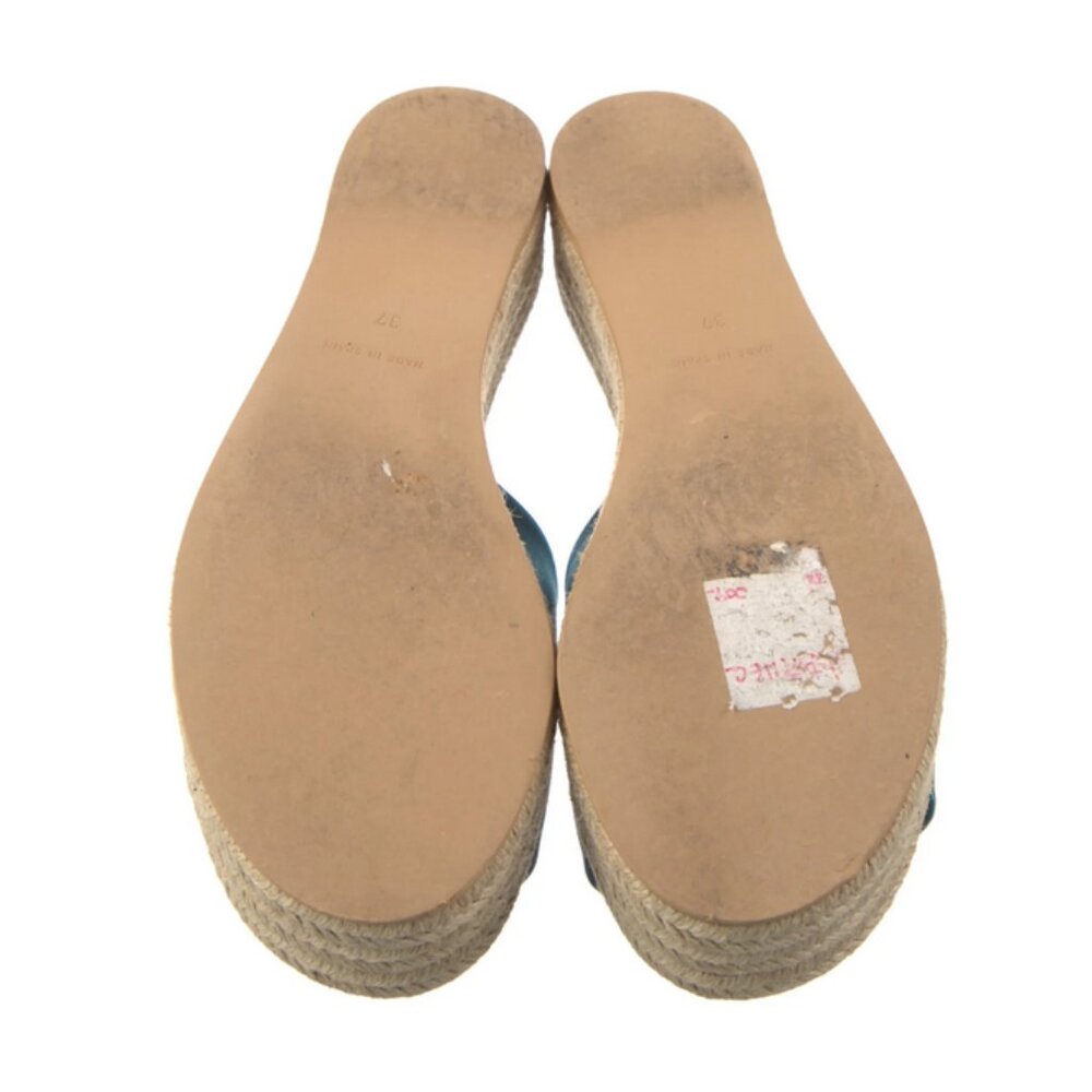 Barney's New York Satin Espadrilles - Picture 4 of 4